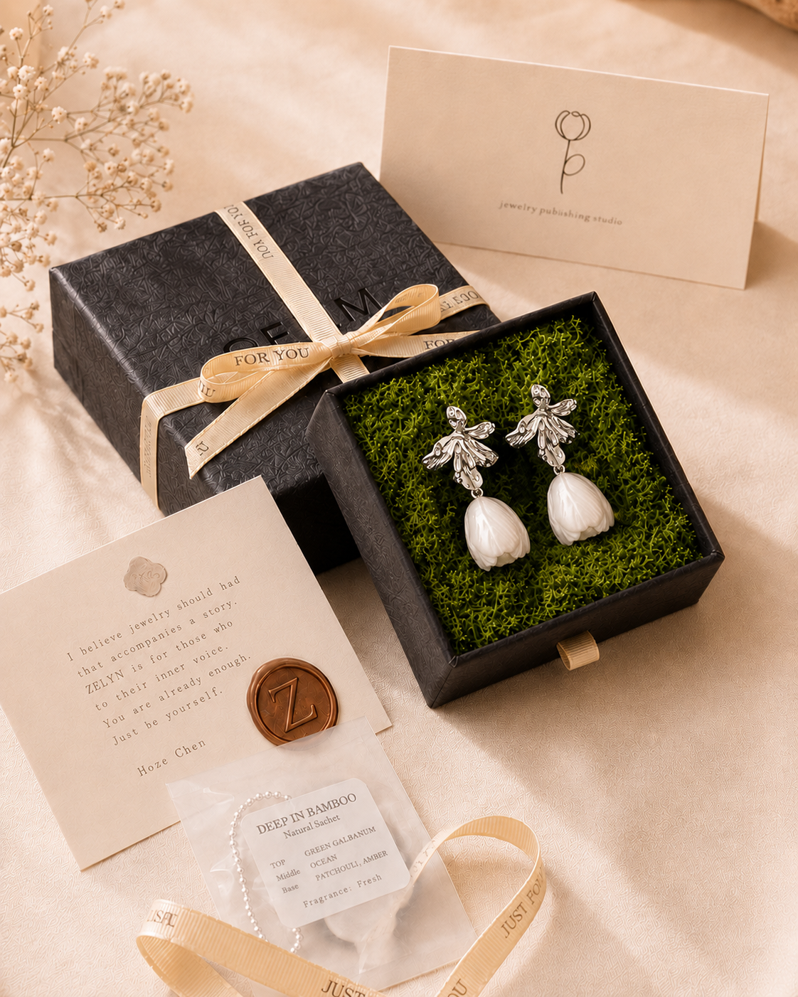 ZELIN ART packaging and receiving ritual